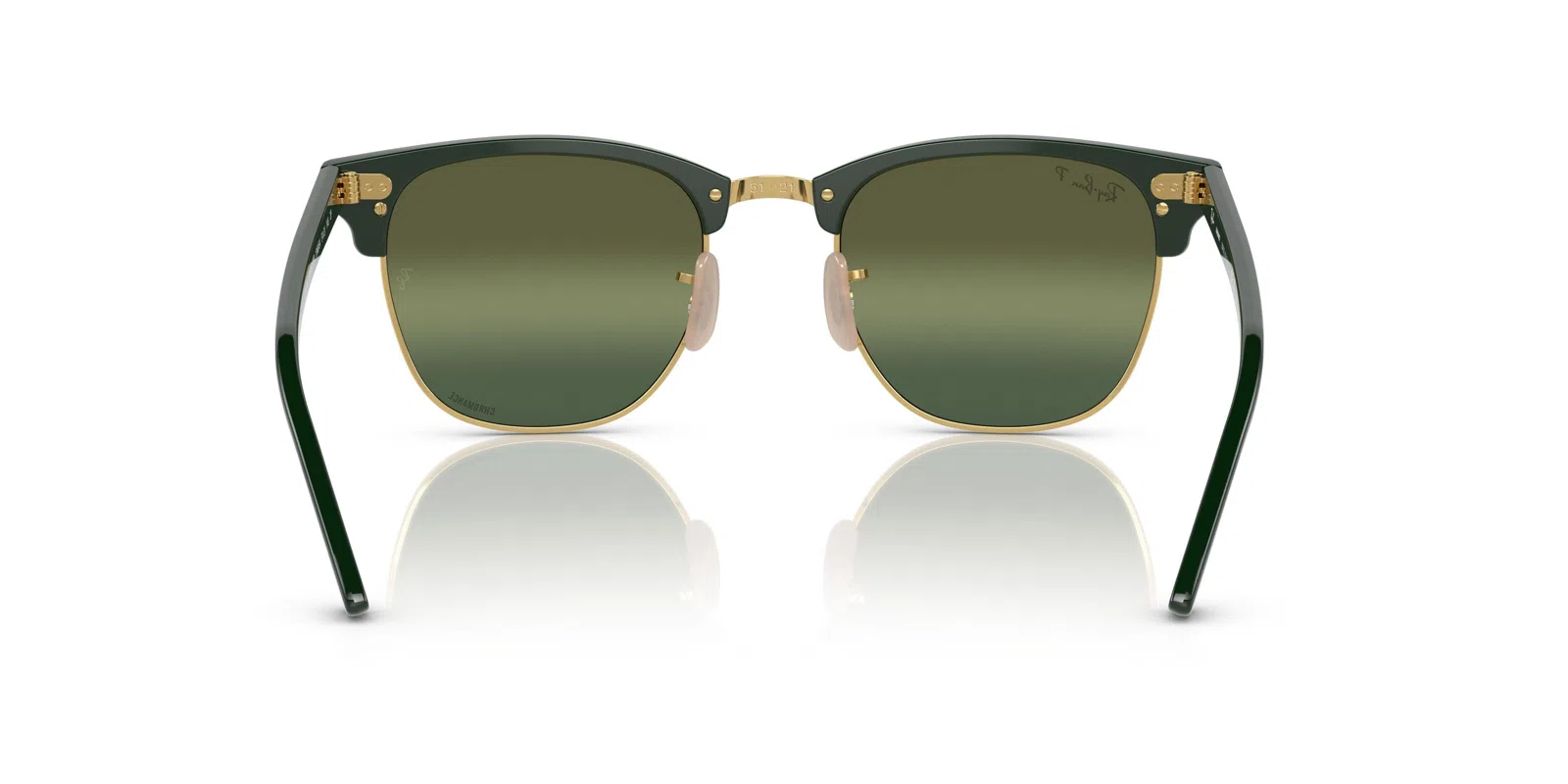 Ray-Ban Clubmaster 0RB3016 Sunglasses - Grey On Black - view 41